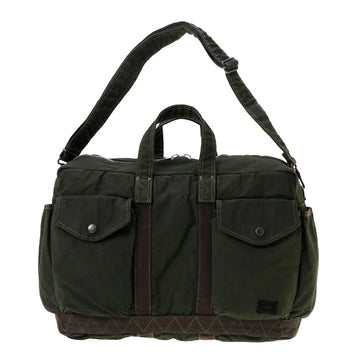 Porter-Yoshida and Co Crag 2 Way Boston Bag S Khaki