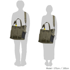 Porter-Yoshida And Co Ride 2Way Tote Bag With Bicycle Chain Navy