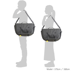 Porter-Yoshida And Co Ride Messenger Bag With Bicycle Chain Navy
