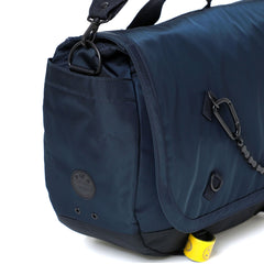 Porter-Yoshida And Co Ride Messenger Bag With Bicycle Chain Navy
