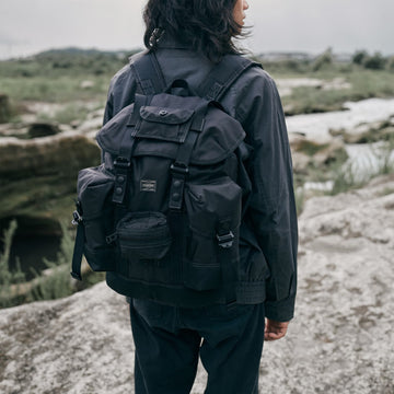 Porter-Yoshida and Co All Alice Pack With Pouches Black - Parasol Store