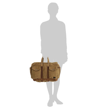 Porter-Yoshida and Co Crag 2 Way Boston Bag S Navy