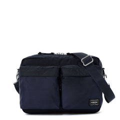 Porter-Yoshida and Co Force Shoulder Bag Small Navy