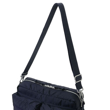 Porter-Yoshida and Co Force Shoulder Bag Small Navy - Parasol Store