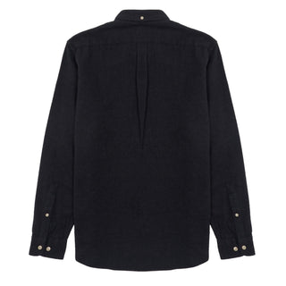 Portuguese Flannel Button Down Teca Shirt Dark Grey