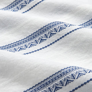 Portuguese Flannel Alqueva S/S shirt White / Blue - Parasol Store