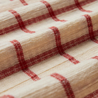 Portuguese Flannel Alvor S/S shirt Red / White - Parasol Store