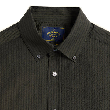 Portuguese Flannel Atlantico L/S Shirt Olive