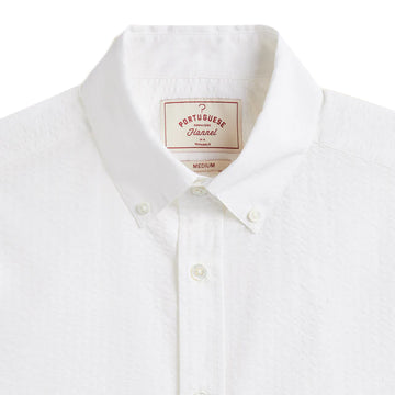 Portuguese Flannel Atlantico L/S Shirt White