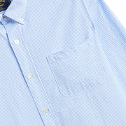 Portuguese Flannel Atlantico Stripe L/S Shirt Blue - Parasol Store