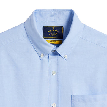 Portuguese Flannel Belavista Open L/S Shirt Blue - Parasol Store