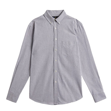 Portuguese Flannel Brushed Oxford Shirt Black