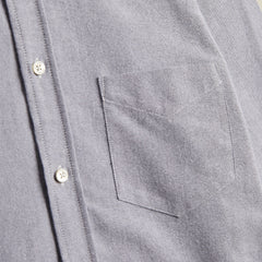 Portuguese Flannel Brushed Oxford Shirt Black