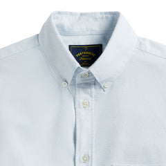 Portuguese Flannel Brushed Oxford Shirt Light Blue - Parasol Store