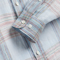 Portuguese Flannel Camile Linen L/S Shirt Light Blue