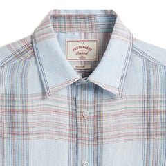 Portuguese Flannel Camile Linen L/S Shirt Light Blue
