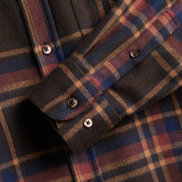Portuguese Flannel Castor Shirt Brown
