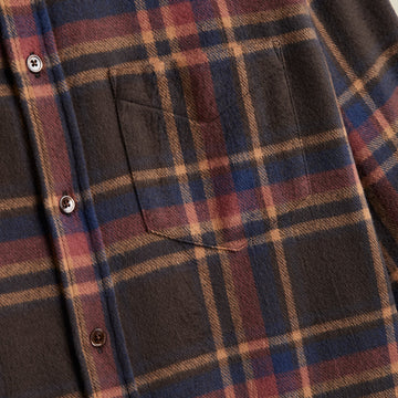 Portuguese Flannel Castor Shirt Brown