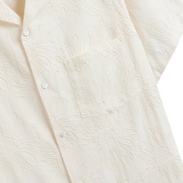 Portuguese Flannel Duke S/S Shirt Cream