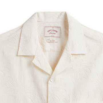 Portuguese Flannel Duke S/S Shirt Cream