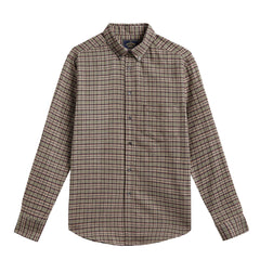 Portuguese Flannel Feno Shirt Brown / Beige