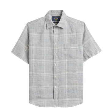 Portuguese Flannel Gem Linen S/S Shirt Grey