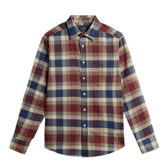 Portuguese Flannel Girona Shirt Blue / Red