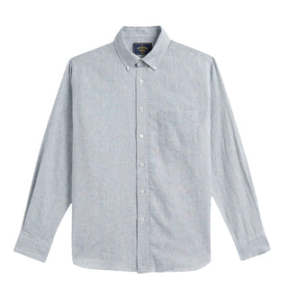 Portuguese Flannel Granular L/S Shirt Blue