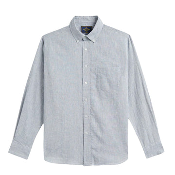 Portuguese Flannel Granular L/S Shirt Blue