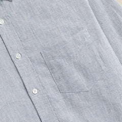 Portuguese Flannel Granular L/S Shirt Blue