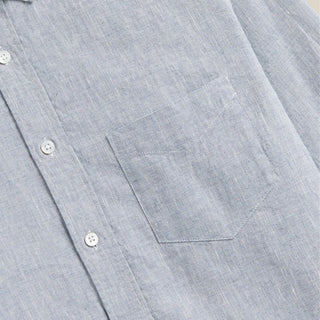 Portuguese Flannel Granular L/S Shirt Blue