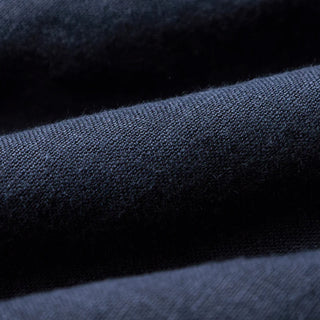 Portuguese Flannel Linen Camp Collar S/S shirt Navy - Parasol Store
