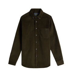 Portuguese Flannel Lobo 2.0 Button Down Olive - Parasol Store