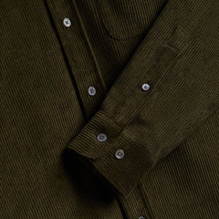 Portuguese Flannel Lobo 2.0 Button Down Olive - Parasol Store