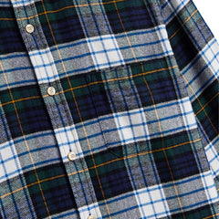 Portuguese Flannel Marao Button Down Green / Blue - Parasol Store