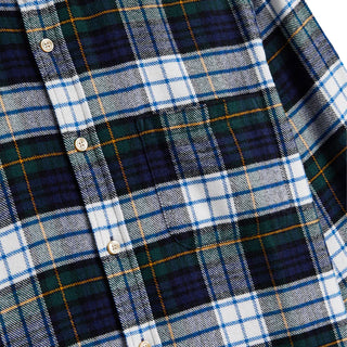 Portuguese Flannel Marao Button Down Green / Blue