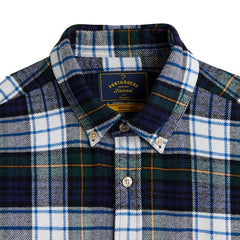 Portuguese Flannel Marao Button Down Green / Blue - Parasol Store