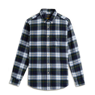 Portuguese Flannel Marao Button Down Green / Blue