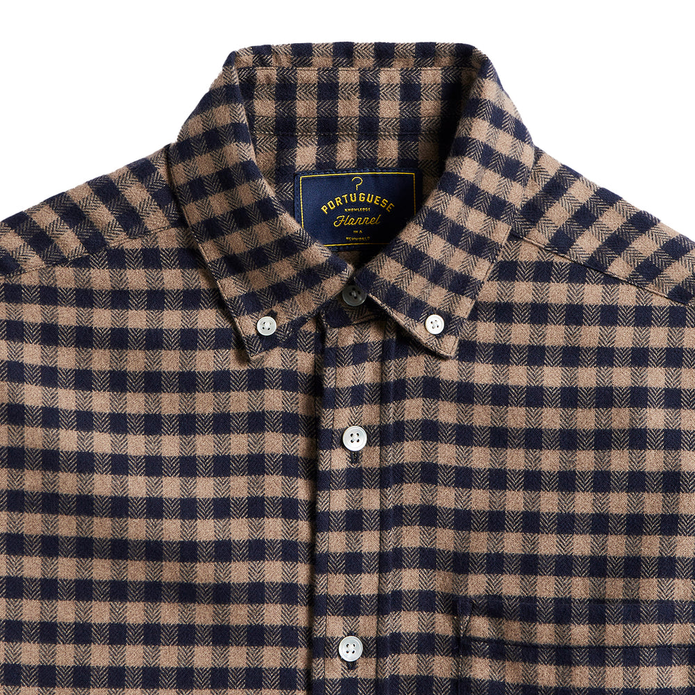 Portuguese Flannel Roca Shirt Blue - Parasol Store