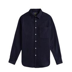 Portuguese Flannel Teca 2.0 Button Down Shirt Navy - Parasol Store