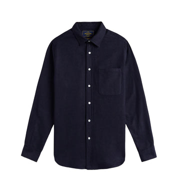 Portuguese Flannel Teca 2.0 Button Down Shirt Navy