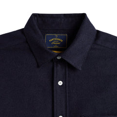 Portuguese Flannel Teca 2.0 Button Down Shirt Navy - Parasol Store