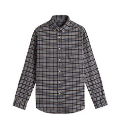 Portuguese Flannel Vouga Button Down Shirt Blue - Parasol Store