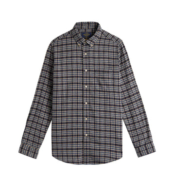 Portuguese Flannel Vouga Button Down Shirt Blue