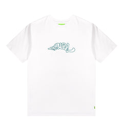 Postal Trip Outline Tee White - Parasol Store