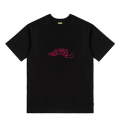 Postal Trip Outline Tee Black - Parasol Store