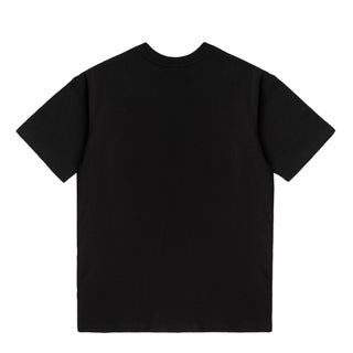 Postal Trip Outline Tee Black