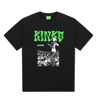 Postal Kinks Print Tee Black