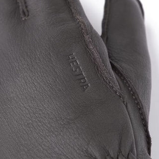 Hestra Deerskin Primaloft Rib Glove Dark brown - Parasol Store