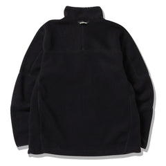 And Wander Wool Fleece Pullover Black And Wander